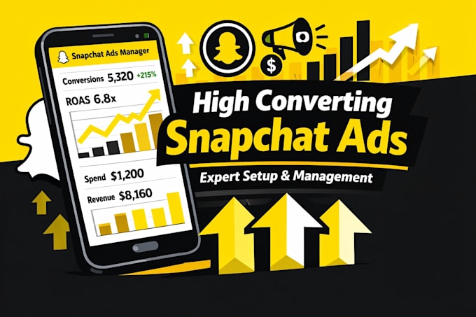expertly set up and manage high converting snapchat ad campaigns