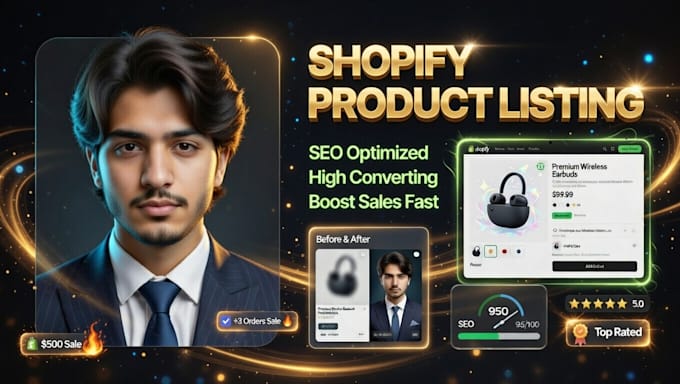 do shopify product listing with SEO titles expert product lister