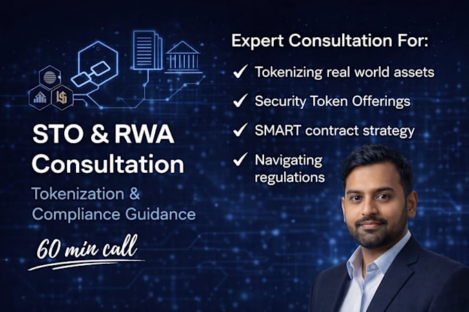 provide expert consultation for sto, rwa tokenization and web3 business models