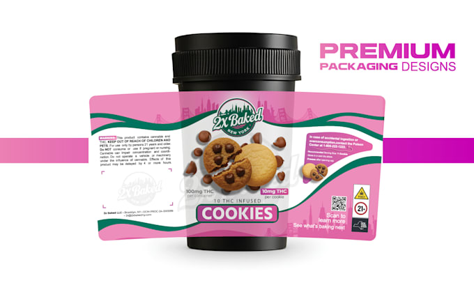 design product packaging design, pouch design and food label
