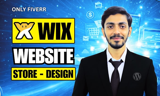design, redesign wix website, ecommerce landing page, online store developement