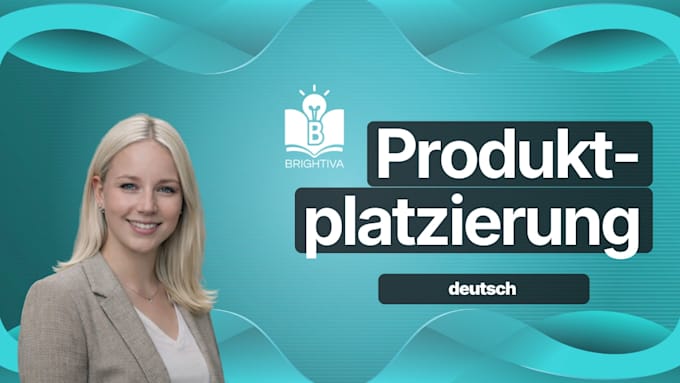 write your professional german product placement script