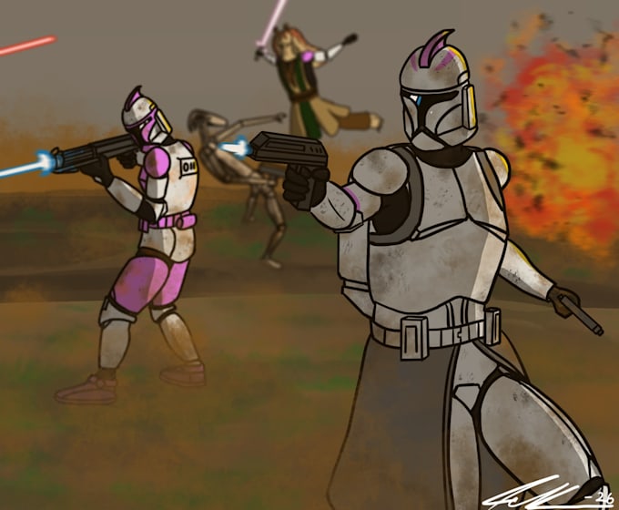 draw anything star wars related