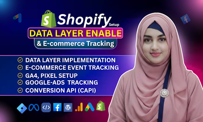 setup facebook pixel, capi, ecommerce tracking with a custom shopify data layer
