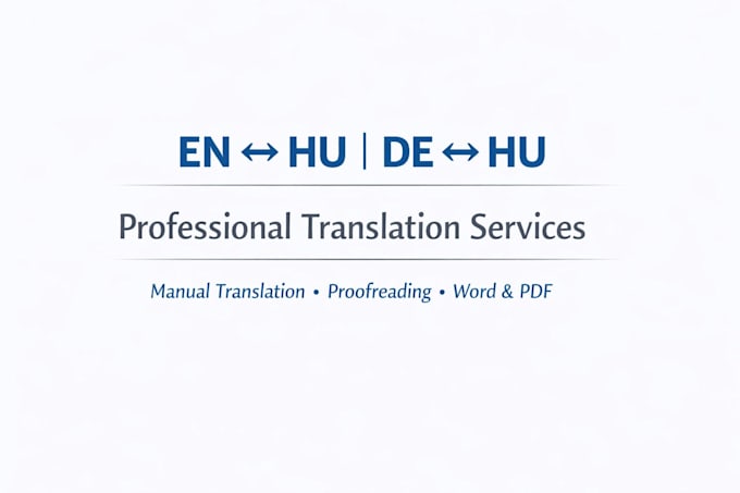 translate english, hungarian and german texts no ai