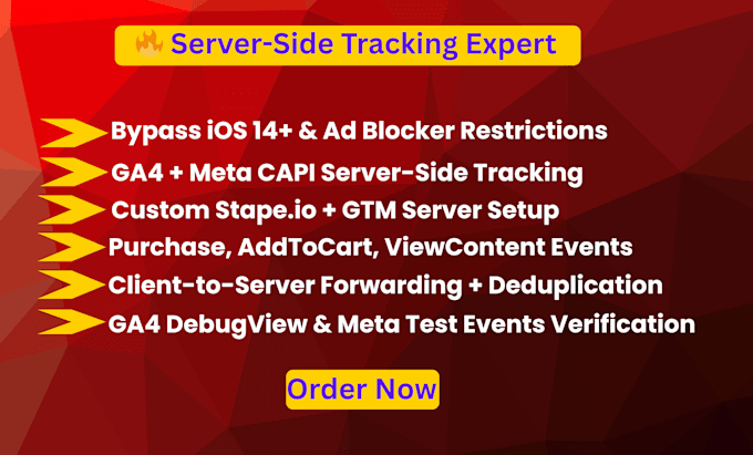 setup server side tracking with stape GTM for ga4 and meta capi