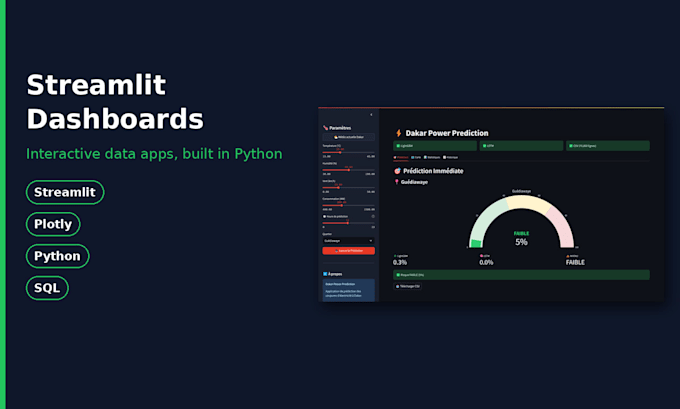build a professional streamlit dashboard for data analysis