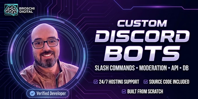 a professional discord bot with slash commands and API integration