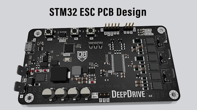 create pcb layout, circuit schematic, esp32, stm32, nrf52 design, pcb design