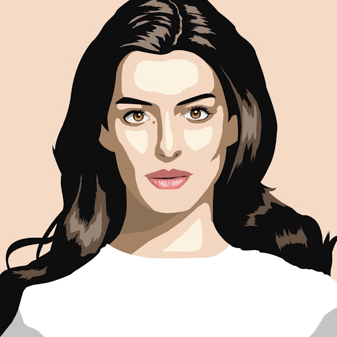 create a minimalist flat vector illustration