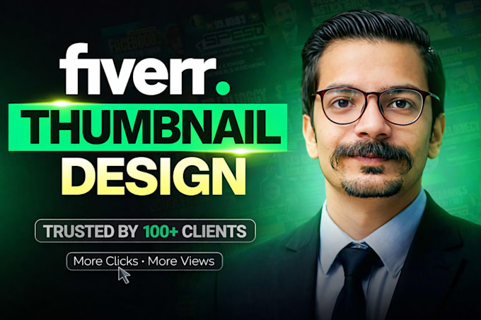 design attractive high engagement youtube thumbnail