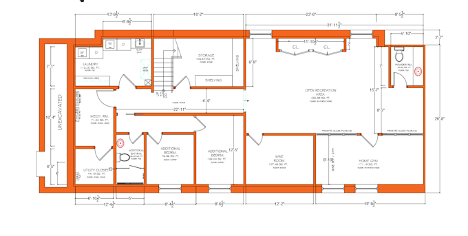 convert pdf, floor plan, redraw plan, blueprint, autocad,dwg