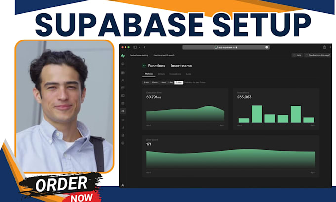 set up supabase postgresql database, authentication, storage and API integration