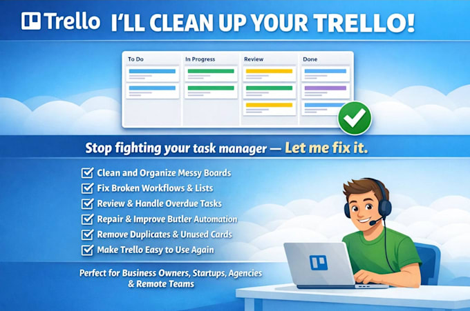 clean up your trello workspace workflows automation and overdue tasks