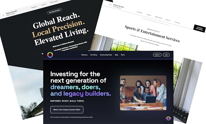 design and develop a website in wix