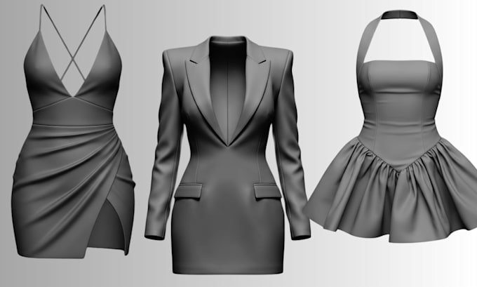 create second life, 3d character, 3d clothing, rigging, 3d garment
