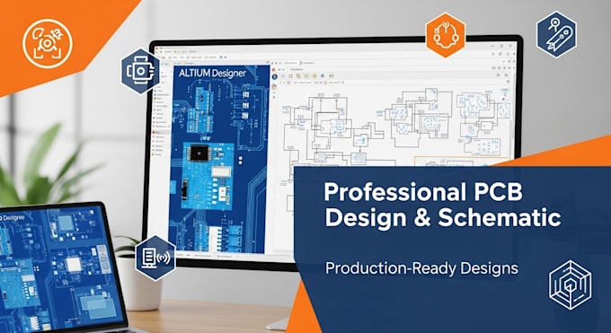 professionally design pcb layout, pcb design schematics design on altium