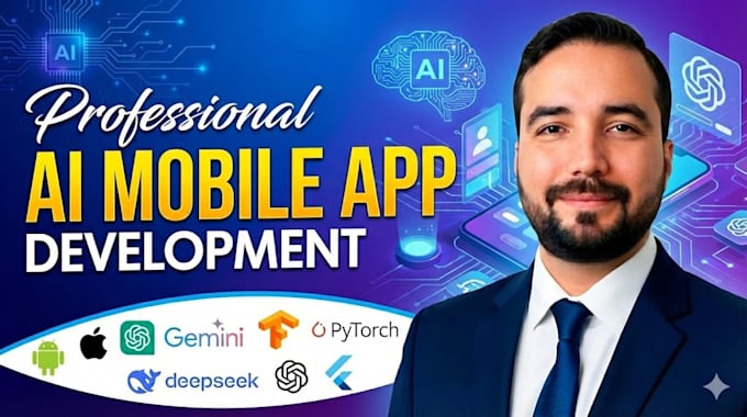 do mobile app development with ai, ai chatbot, ai website, ai saas, ai developer