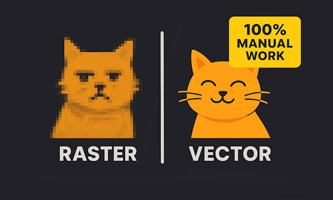 do vector tracing, replicate, logo to vector, image to vector in a few hours
