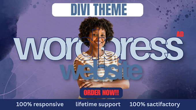 design, redesign or revamp your divi wordpress website professionally