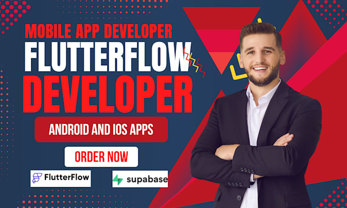 Build flutter flow mobile app, develop flutterflow app builder flutter ...