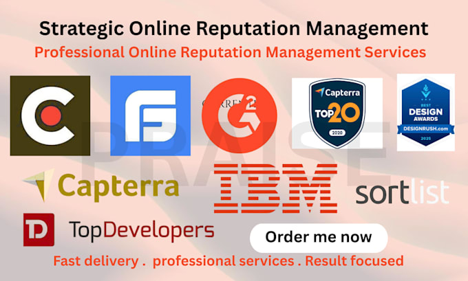 enhance clutch g2 capterra ORM services reverse SEO brand reputation management