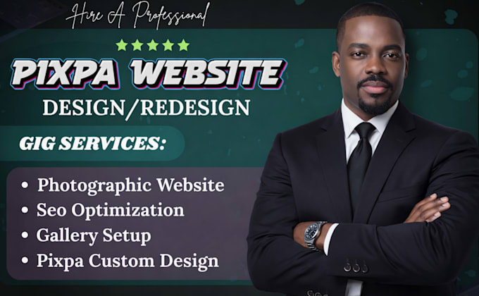 pixpa website design pixpa website redesign pixpa website development
