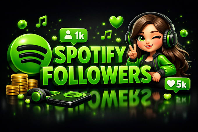 increase spotify real followers