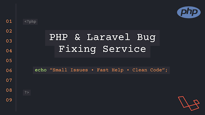 fix PHP or laravel bugs and small issues