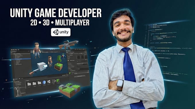 make monetizable and multiplayer mobile game in unity