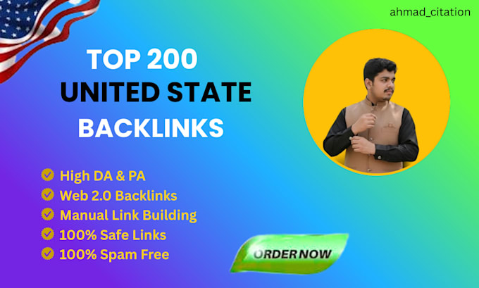 build 200 high quality USA backlinks