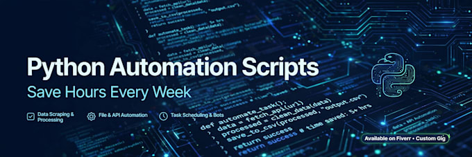 create python automation scripts for your tasks