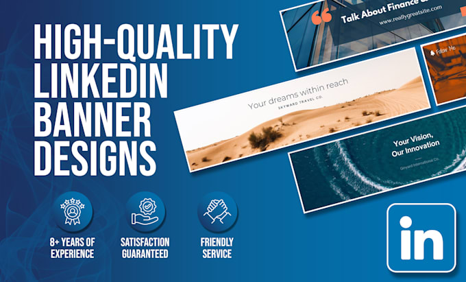 design a professional linkedin banner