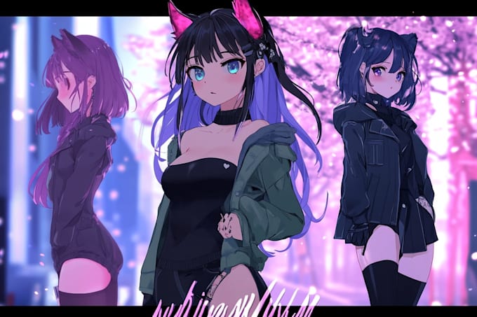draw cinematic anime character illustration