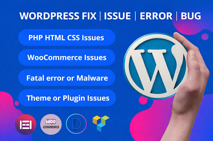 Fix wordpress website errors, bugs and redesign by Gemson_75 | Fiverr