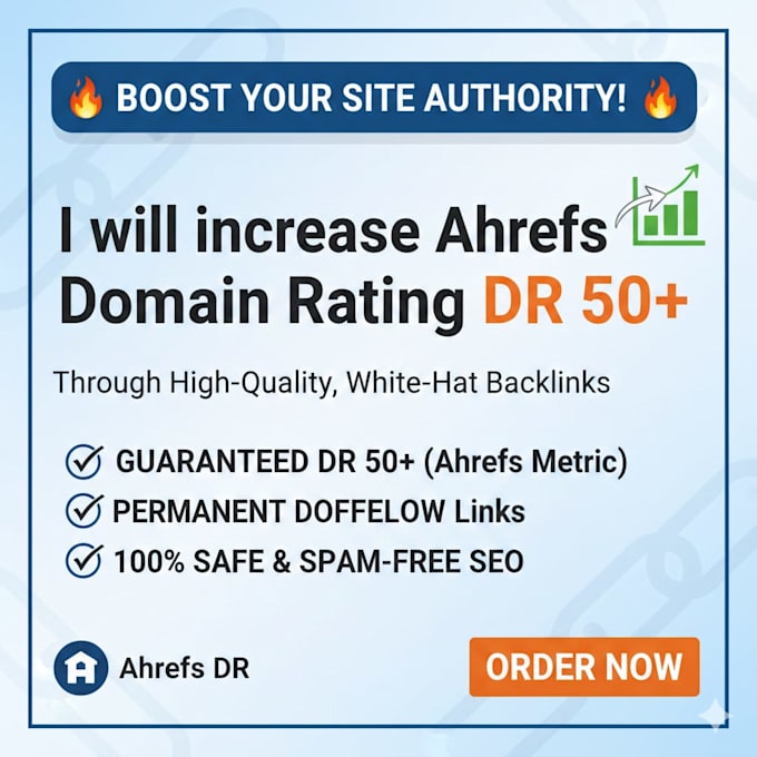 increase ahref dr domain rating dr 50 plus