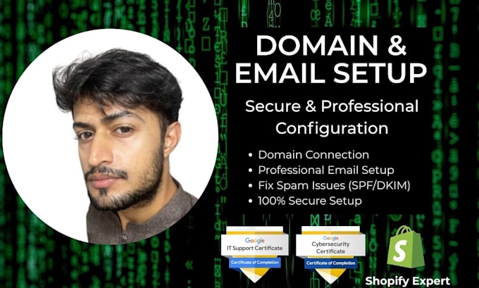 connect your domain and setup professional business email