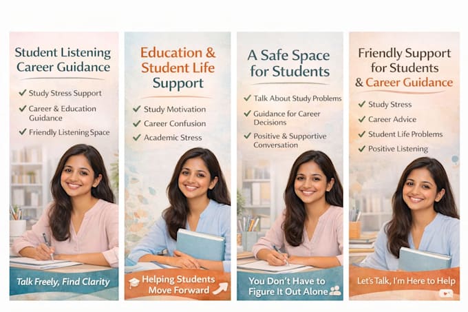 listen and  guide you on career and student problems