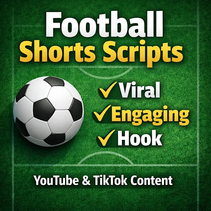 write viral football youtube shorts scripts