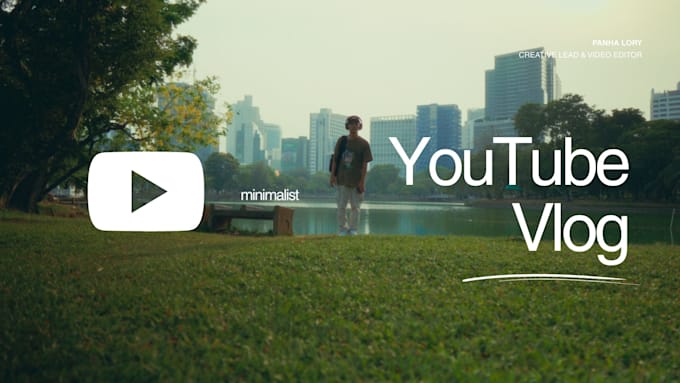 create clean minimalist vlogs for youtube