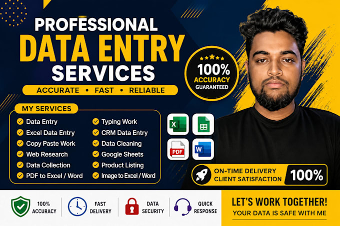 do  data collection, web scraping, and excel data cleaning