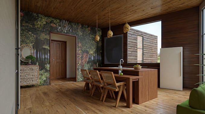 provide professional interior design and 3d rendering,