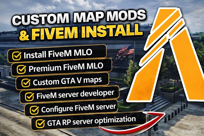 install premium fivem mlo, custom maps, interiors for your gta v rp server