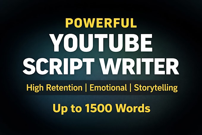 write engaging youtube video scripts and motivational speeches