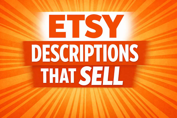 write etsy product descriptions that sell