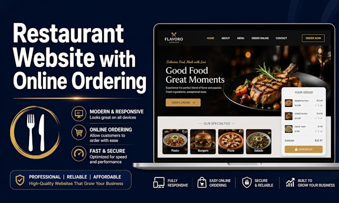create a custom restaurant website with reservation system