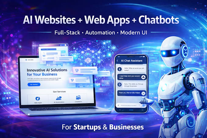 develop ai website, ai chatbot, ai web application, ai software developer