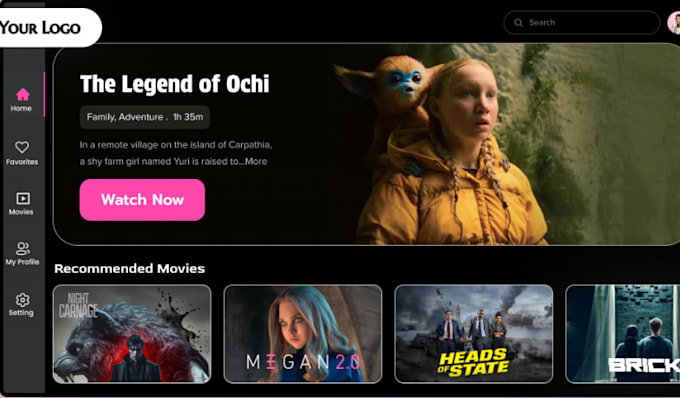 develop iptv app, iptv app, vod,ott app, multi platform for smart TV, android tv