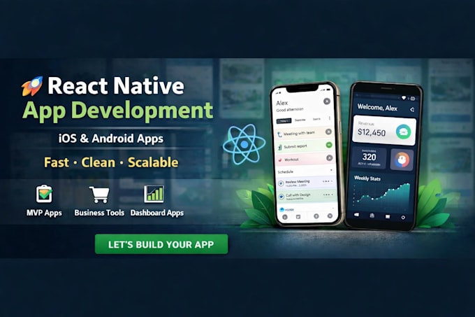 Develop your mobile app for ios and android with react native by Kse ...