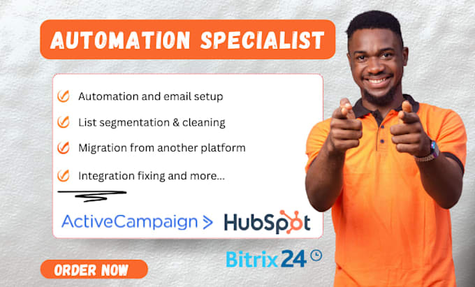 do activecampaign bitrix24 hubspot brevo email automation